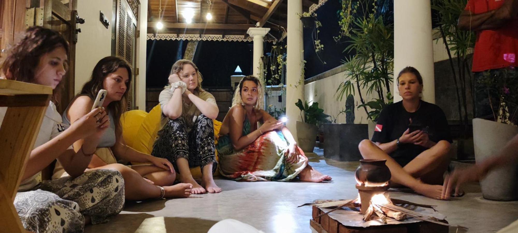 Sixth Sense Hostel Unawatuna Bagian luar foto